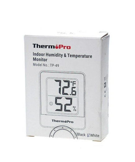 Термогігрометр ThermoPro TP49-W (-30..+60 °C; 10%...99%) білий