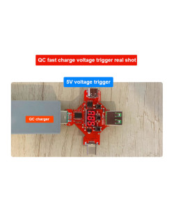 QC2.0/3.0 + PD 2.0/3.0 Тригер 5 V 9 V 12 V 15 V 20 V 2 в 1 USB Trigger PQ30 Tester Led