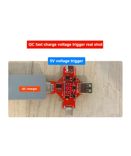 QC2.0/3.0 + PD 2.0/3.0 Тригер 5 V 9 V 12 V 15 V 20 V 2 в 1 USB Trigger PQ30 Tester Led