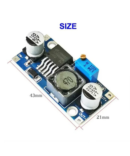 Регулятор напруги знижувальний LM2596S 1.25-35V 3A