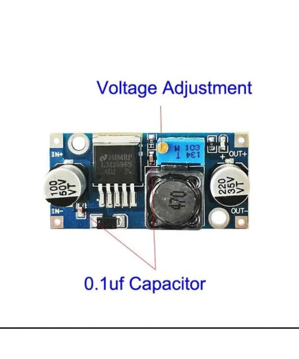 Регулятор напруги знижувальний LM2596S 1.25-35V 3A