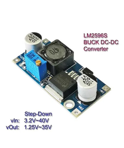 Регулятор напруги знижувальний LM2596S 1.25-35V 3A