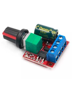 Контролер швидкості двигуна 5 А 90 Вт PWM 12 V. Модуль DC-DC 4.5-35V