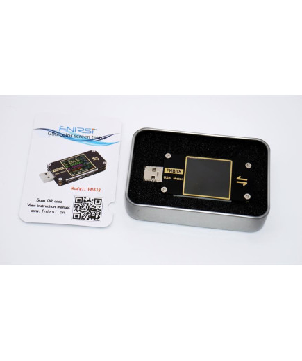 USB-тестер FNIRSI FNB38 (4 - 24 V; 0 - 5 А; 0-9999 мА·год) з функцією тригера