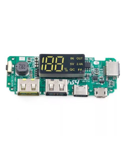 Плата контролер H961-U для POWERBANK V6.0 з LED-дисплеєм 5 В 2,4 А