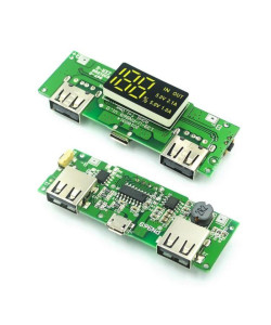 Плата контролер H969-U V2.0 для powerbank з led-дисплеєм, USB, 5 В, 2 А