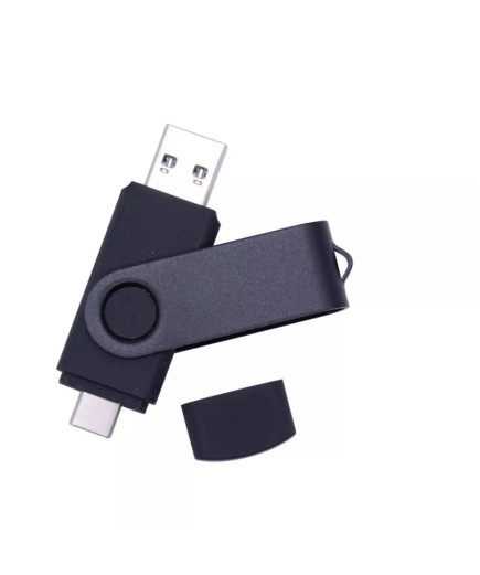 USB накопичувач 2.0 на 64 ГБ з USB та Type-C