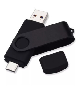 USB накопичувач 2.0 на 64 ГБ з USB та Type-C