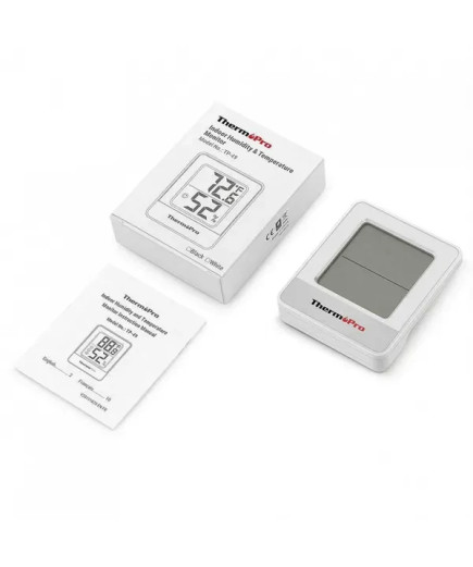 Термогігрометр ThermoPro TP49-W (-30..+60 °C; 10%...99%) білий