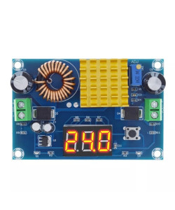 DC-DC перетворювач підвищувальний з вольтметром з 3-35 до 5-45 V 5 A (XH-M411)