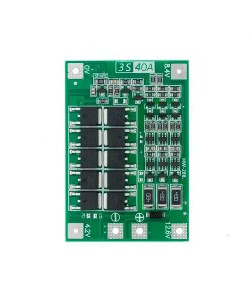 Плата захисту BMS 3S 40A 11,1V (12,6V) для Li-Ion акумуляторів (контролер заряду/розряджання) з балансуванням