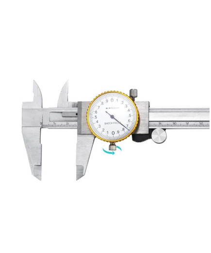Штангенциркуль стрілковий ШЦК-150-0,02 (±0,020) Shock-ProoF