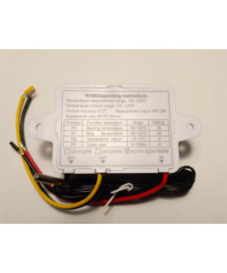 Терморегулятор DM-W3002 220 V (від -55 °C до +120 °C)