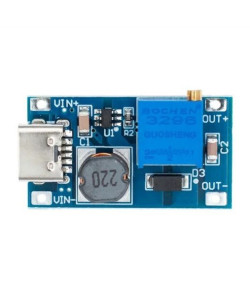 Підвищувальний перетворювач напруги DC-DC MT3608 (HW-183B) до 28 В з Type-C на вхід