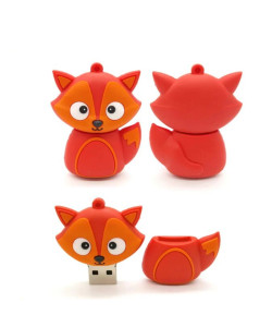 Флешка USB накопичувач 64 GB, Лисичка