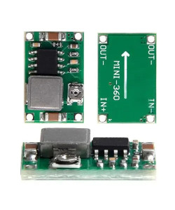 Перетворювач напруги DC-DC знижувальний Mini-360 (Вхідний Н 4.75-23В/ Вихідний Н 1-17В)