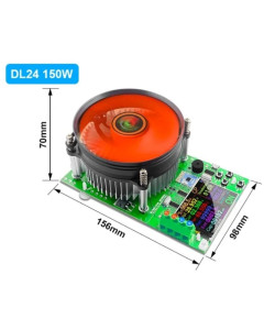 Електронне навантаження 150 Вт DL24 Bluetooth, USB тестер 150W, Вимірювач ємності 200 В, 30 А