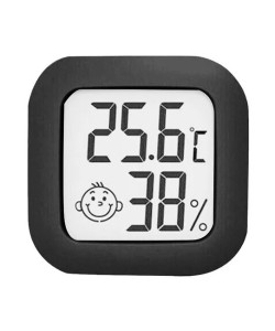 Цифровий термогігрометр CX-0726 (від -50 до +70 °C; від 0 до 99%), чорний