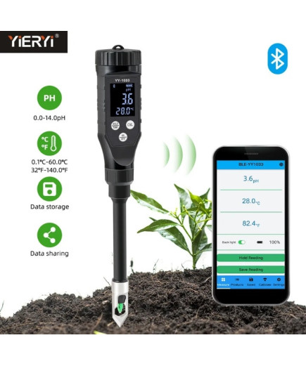 РН-метр для ґрунту YY-1033 з Bluetooth