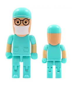 USB-флешка Хірург на 64 Гб, бірюзовий, USB 2.0