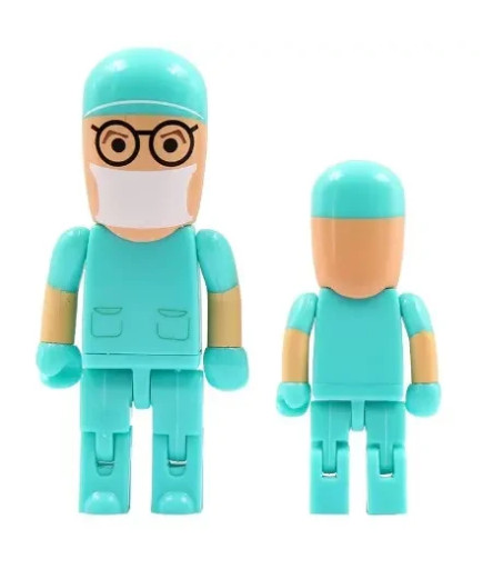 USB-флешка Хірург на 64 Гб, бірюзовий, USB 2.0