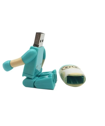 USB-флешка Хірург на 64 Гб, бірюзовий, USB 2.0