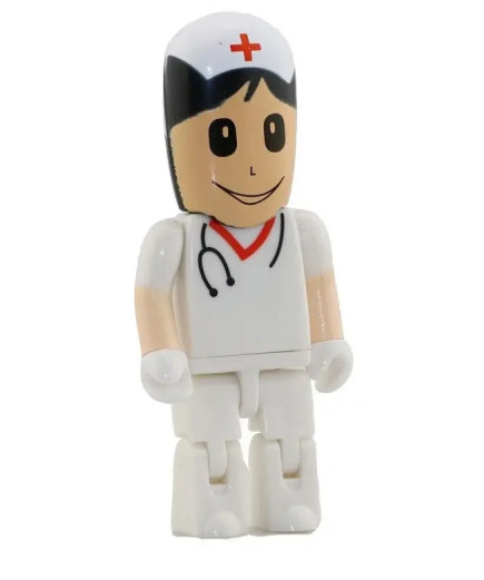 USB-флешка Медсестра на 64 Гб, білий, USB 2.0