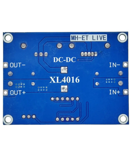 Понижувальний DC-DC перетворювач на XL4016E1 з регулятором і вольтметром UIN 4-40 V, UOUT 1.25-36V, 8A, 180KHZ