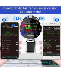 USB Тестер ATORCH UD18L — 18 в 1 з вбудованим навантаженням (DC: 3,6V-32V, I: 0-5,1A) з Bluetooth (Android та iOS)