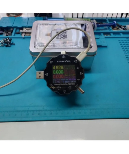 USB Тестер ATORCH UD18L — 18 в 1 з вбудованим навантаженням (DC: 3,6V-32V, I: 0-5,1A) з Bluetooth (Android та iOS)