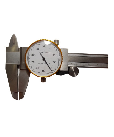 Штангенциркуль стрілковий ШЦК-150-0,01 (±0,010) Shock-ProoF