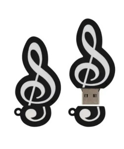 Флешка USB-накопичувач скрипковий ключ 64 GB USB 2.0