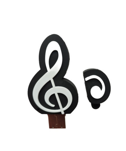 Флешка USB-накопичувач скрипковий ключ 64 GB USB 2.0