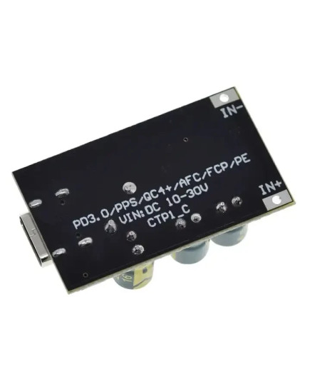 PD3.0 QC4.0 USB Type-C Модуль швидкого заряджання 10-30 В 30 W Понижувальний перетворювач