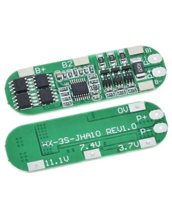 Плата BMS 3S10A HX-3S-JHA10 для Li-ion батарей із функцією балансування