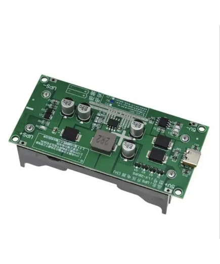 Джерело безперебійного живлення для роутера модуль UPS/ІБП 12V/1.2A на 2 Li-Ion 18650 (LX-2BUPS)