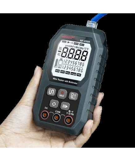 Багатофункціональний кабельний тестер, трасошукач, PoE, мультиметр NF-8509