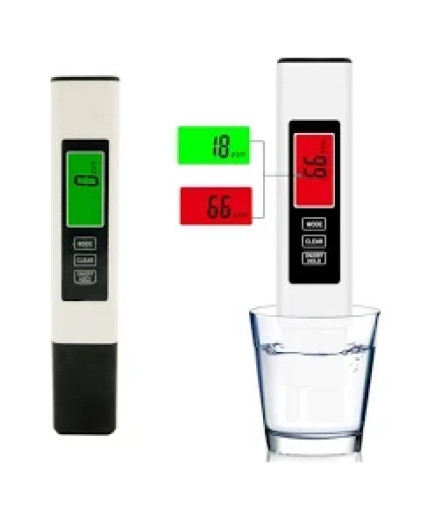Цифровий тестер 3в1 ТЕС-1А TDS/EC/Temp (солемір, кондуктометр, темп.) двоколірний екран