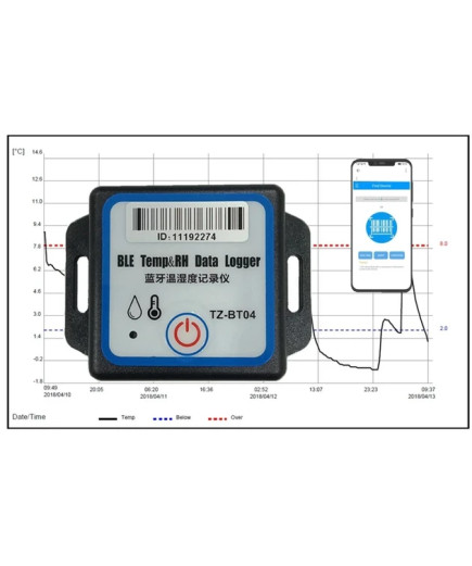 Реєстратор температури і вологості Temp TZ-BT04 Bluetooth