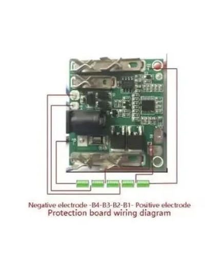 BMS Контролер заряду-розряду 5 Li-ion/Li-Pol з балансиром CX-BYDbs-5S-V2 18/21В 20А та датчиком температури