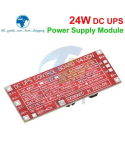 Модуль бесперебойного питания UPS / ИБП 24W 12V (2S) — плата зарядки и защиты для 2х 18650