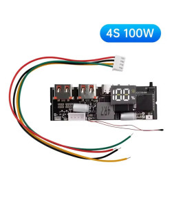Плата живлення повербанка 4S 100W з USB-C PD/QC та LED-індикатором