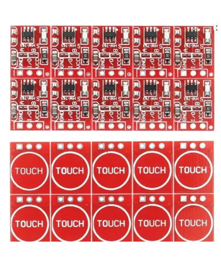 Сенсорний місткостійкий модуль TTP223 (HW-763) — TOUCH-кнопка з цифровим виходом